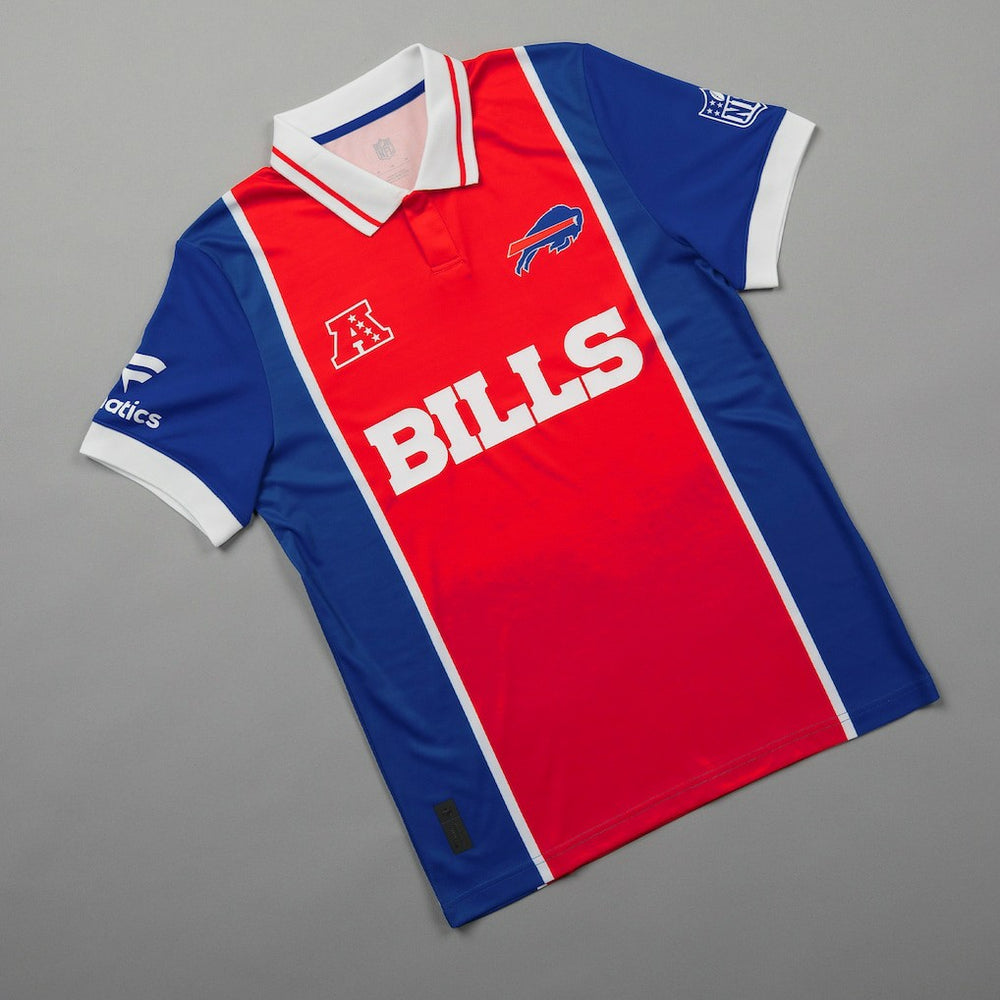 Buffalo Bills NFL Football x Football Collared Fan Top Red - Fanatics
