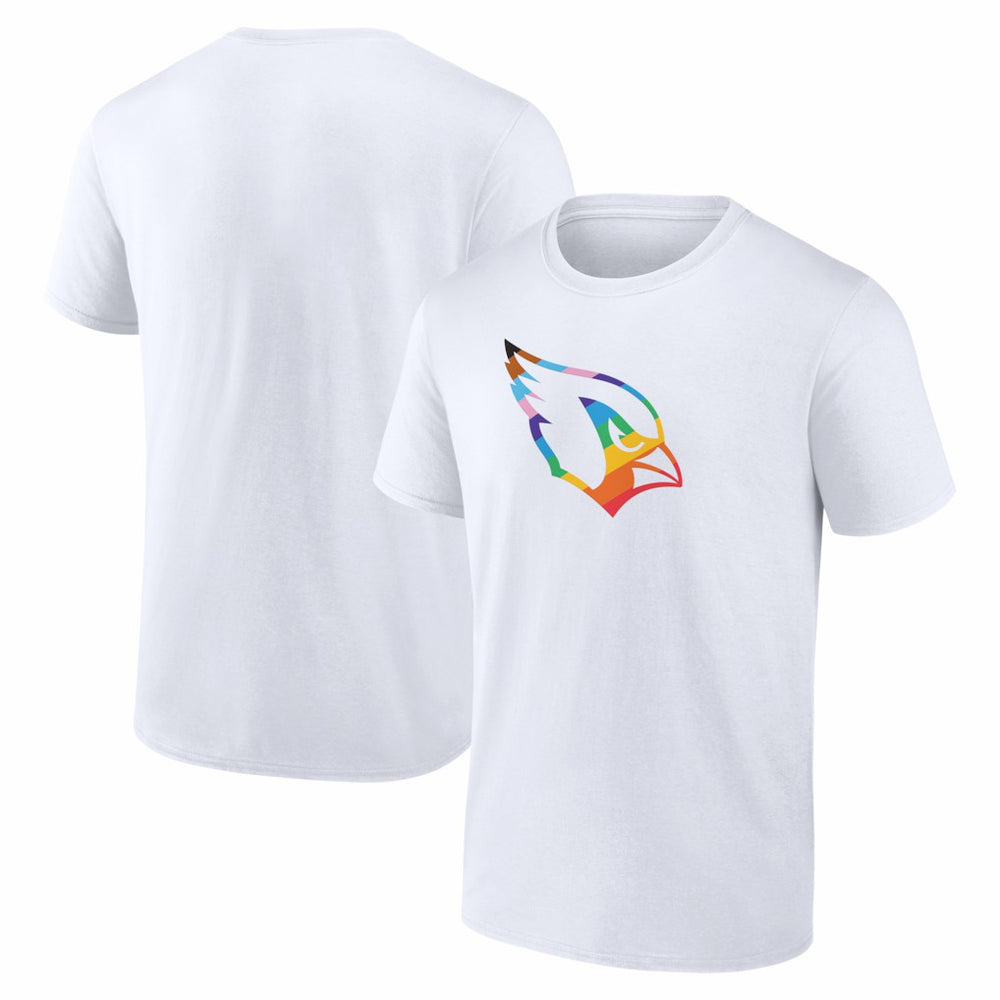 Arizona Cardinals Logo Pride T-Shirt White - NFL