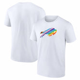 Buffalo Bills Logo Pride T-Shirt White - NFL