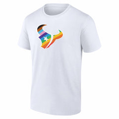 Houston Texans Logo Pride T-Shirt White - NFL