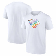 Jacksonville Jaguars Logo Pride T-Shirt White - NFL