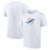 Miami Dolphins Logo Pride T-Shirt White - NFL