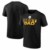 Pittsburgh Steelers Greatest Dad T-Shirt Black - NFL
