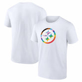 Pittsburgh Steelers Logo Pride T-Shirt White - NFL