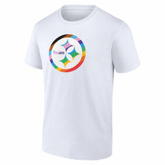 Pittsburgh Steelers Logo Pride T-Shirt White - NFL