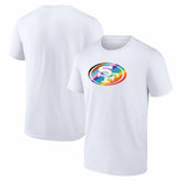 San Francisco 49ers Logo Pride T-Shirt White - NFL