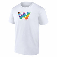 Washington Commanders Logo Pride T-Shirt White - NFL