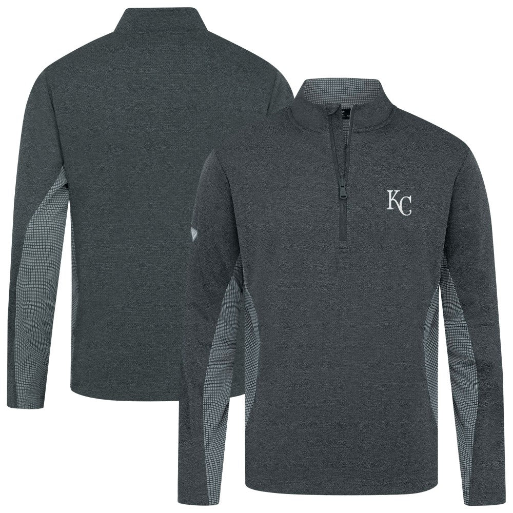 Kansas City Royals Levelwear Waffle Insignia 2.0 Quarter-Zip Pullover Lifestyle