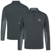 Kansas City Royals Levelwear Waffle Insignia 2.0 Quarter-Zip Pullover Lifestyle