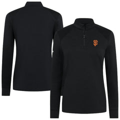 San Francisco Giants Levelwear Women's Power Insignia 2.0 Quarter-Zip Pullover Top Clearance
