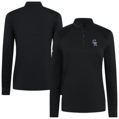 Colorado Rockies Levelwear Women's Power Insignia 2.0 Quarter-Zip Pullover Top for sale