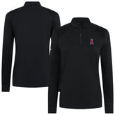Los Angeles Angels Levelwear Women's Power Insignia 2.0 Quarter-Zip Pullover Top Clearance