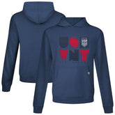 USWNT Levelwear Relay Full On Pullover Hoodie - Navy