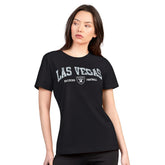 Las Vegas Raiders G-III 4Her by Carl Banks Women's Super-Slim Lightweight Winning Crew T-Shirt Black - NFL