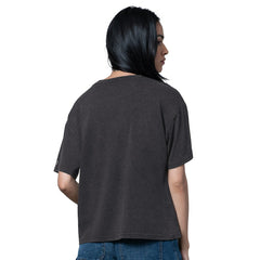 Las Vegas Raiders Starter Women's Oversized Hall of Fame T-Shirt Heather Black - NFL