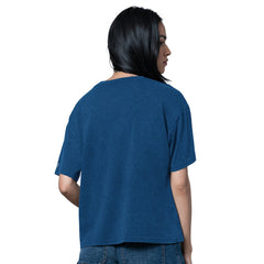 Indianapolis Colts Starter Women's Oversized Hall of Fame T-Shirt Heather Royal - NFL