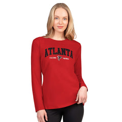 Atlanta Falcons G-III 4Her by Carl Banks Women's Best Play Long Sleeve T-Shirt Red - NFL