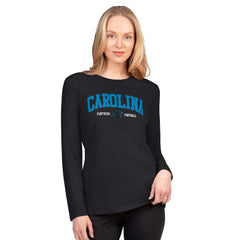 Carolina Panthers G-III 4Her by Carl Banks Women's Best Play Long Sleeve T-Shirt Black - NFL