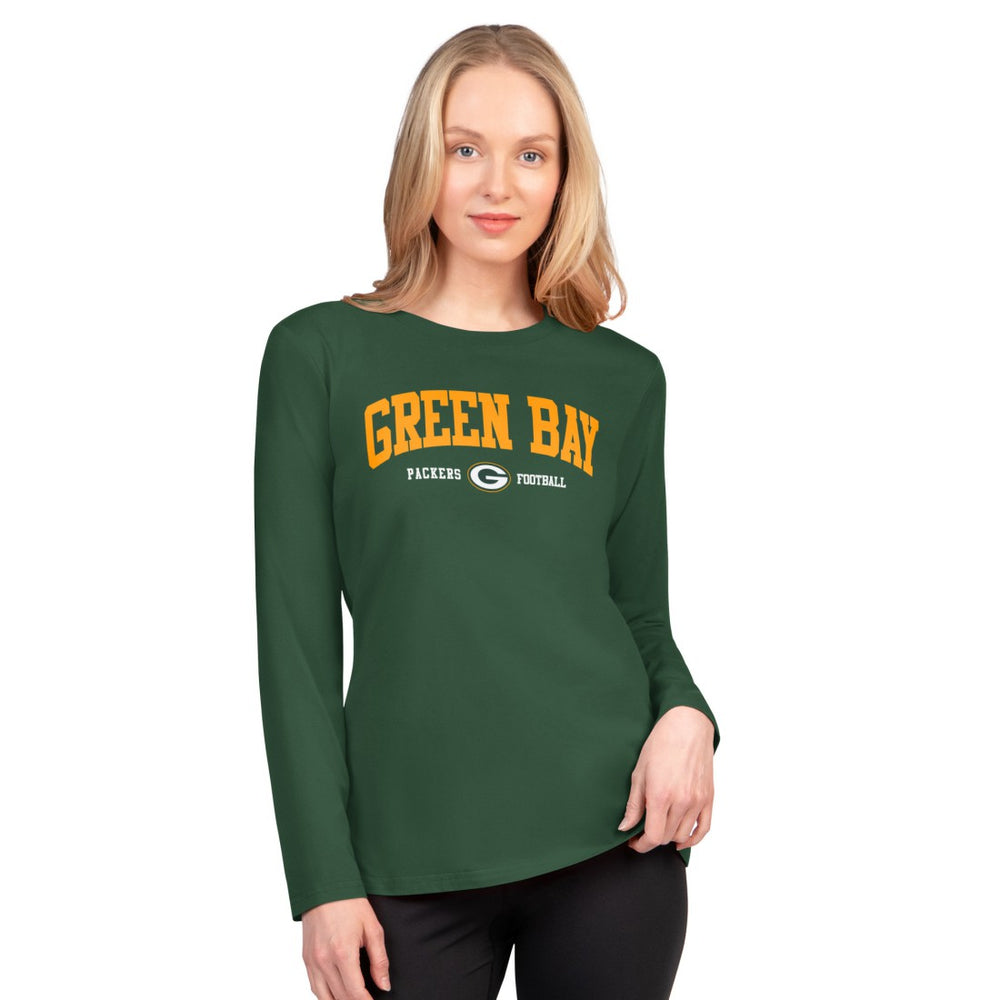 Green Bay Packers G-III 4Her by Carl Banks Women's Best Play Long Sleeve T-Shirt Green - NFL