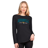Jacksonville Jaguars G-III 4Her by Carl Banks Women's Best Play Long Sleeve T-Shirt Black - NFL