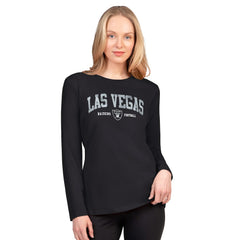 Las Vegas Raiders G-III 4Her by Carl Banks Women's Best Play Long Sleeve T-Shirt Black - NFL