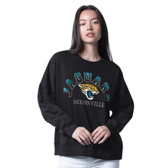 Jacksonville Jaguars G-III 4Her by Carl Banks Women's Oversized Feud Sweatshirt Black - NFL