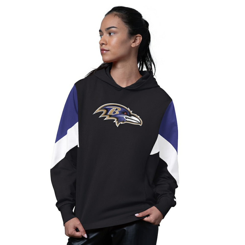 Baltimore Ravens Starter Women's Scrimmage Hoodie Black - NFL