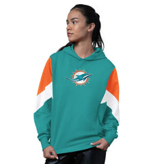 Miami Dolphins Starter Women's Scrimmage Hoodie Aqua - NFL