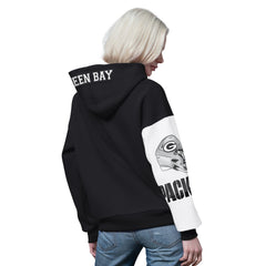Green Bay Packers Starter Women's 4th Down Full-Zip Hoodie Black - NFL
