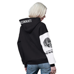 Cincinnati Bengals Starter Women's 4th Down Full-Zip Hoodie Black - NFL
