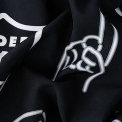 Las Vegas Raiders Chubbies The Neon 5.5" Classic Lined Swim Trunks Black - NFL