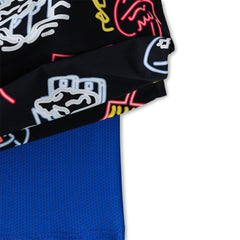 Buffalo Bills Chubbies The Neon 5.5" Classic Lined Swim Trunks Black - NFL