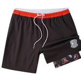 Cleveland Browns Chubbies 5.5" Classic Lined Swim Trunks Brown - NFL