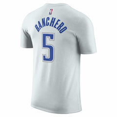 Nike - Paolo Banchero Orlando Magic Unisex 2025/26 City Edition Name & Number T-Shirt - Silver