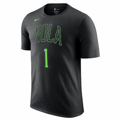 Nike - Zion Williamson New Orleans Pelicans Unisex 2025/26 City Edition Name & Number T-Shirt - Black