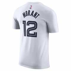 Nike - Ja Morant Memphis Grizzlies Unisex 2025/26 City Edition Name & Number T-Shirt - White