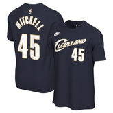 Nike - Donovan Mitchell Cleveland Cavaliers Unisex Name & Number T-Shirt - Classic Editi- Navy