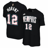 Nike - Ja Morant Memphis Grizzlies Unisex Name & Number T-Shirt - Classic Edition - Black