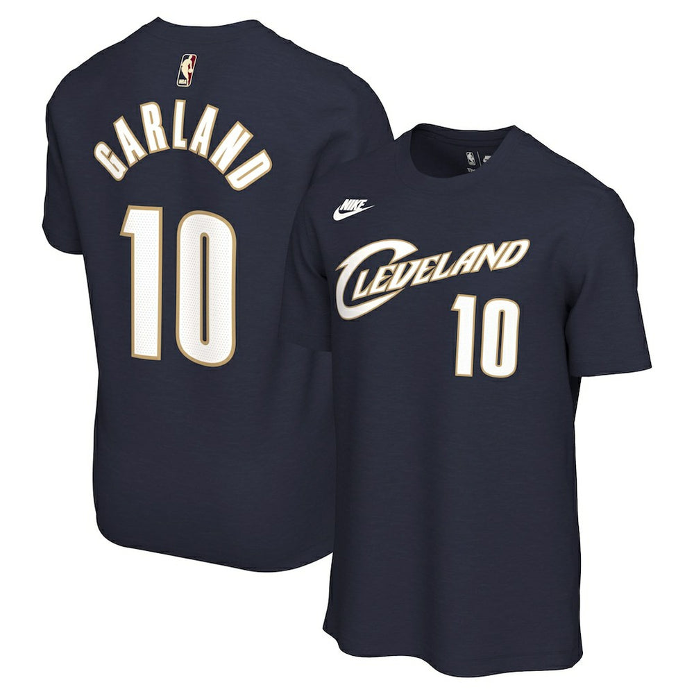 Nike - Darius Garland Cleveland Cavaliers Unisex Name & Number T-Shirt - Classic Editi- Navy