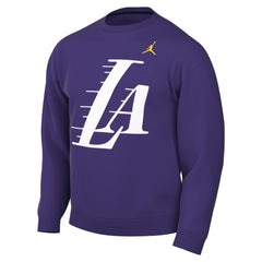 NBA - Los Angeles Lakers Jordan Brand Statement Edition Sweatshirt - Purple