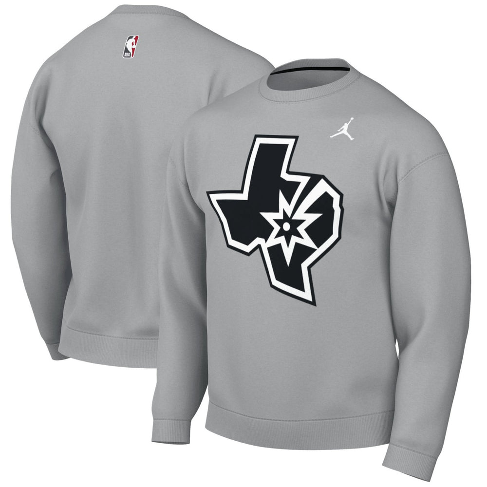 NBA - San Antonio Spurs Jordan Brand Statement Edition Sweatshirt - Silver