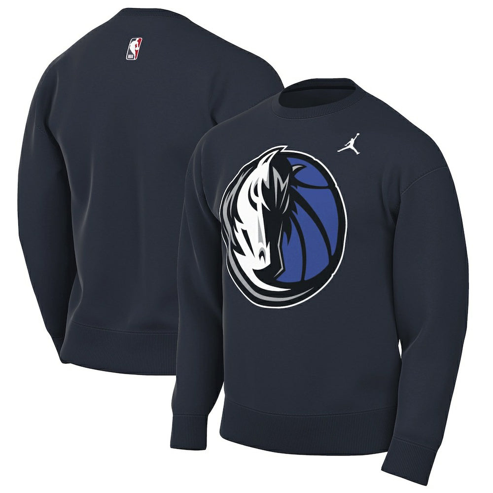 NBA - Dallas Mavericks Jordan Brand Statement Edition Sweatshirt - Navy