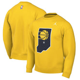 NBA - Indiana Pacers Jordan Brand Statement Edition Sweatshirt - Gold