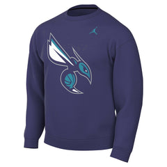 NBA - Charlotte Hornets Jordan Brand Statement Edition Sweatshirt - Purple
