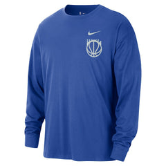 Nike - Orlando Magic 2025/26 City Edition Remix Essential Logo Long Sleeve T-Shirt - Blue