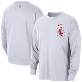 Nike - Houston Rockets 2025/26 City Edition Remix Essential Logo Long Sleeve T-Shirt - White