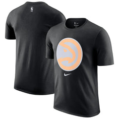 Nike - Atlanta Hawks 2025/26 City Edition Remix Essential Logo T-Shirt - Black