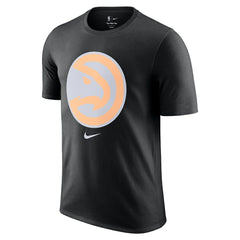 Nike - Atlanta Hawks 2025/26 City Edition Remix Essential Logo T-Shirt - Black