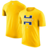 NBA - Charlotte Hornets Jordan Brand 2025/26 City Edition Remix Essential Logo T-Shirt - Yellow