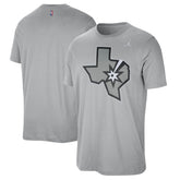 NBA - San Antonio Spurs Jordan Brand Statement Edition Essential T-Shirt - Silver